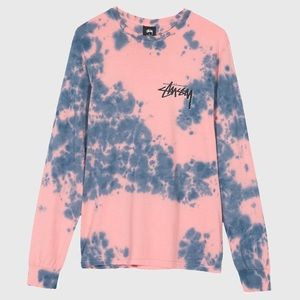 Stussy Stock © Tie Dye L/SL Tee
Color: Pink